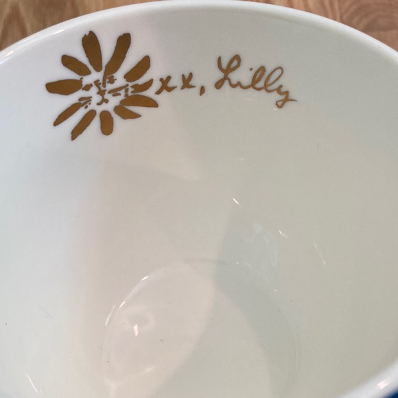 Set of 2 Vintage Lilly Pulitzer Cups with Gold Handles - EUC - 12 oz each - Picture 6 of 14